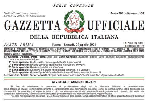 24 aprile 2020 n. 27